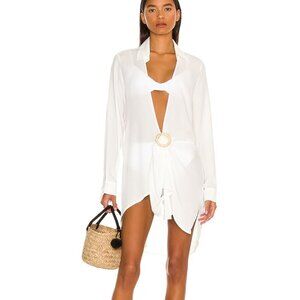 NWOT PQ Millie Tie Cover Up in Water Lily size M/L